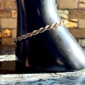 925 Sterling Silver Rope Bracelet